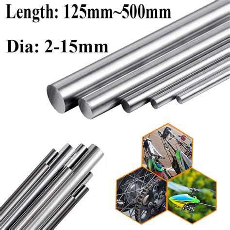 304 Stainless Steel Rod Diameter 2mm 4mm 5mm 6mm 8mm 10mm Linear Shaft