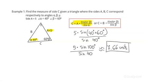 How To Use Trigonometric Angle Addition Identities To Find Side Length