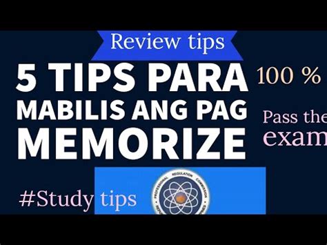 Paano Mag Memorize Nang Mabilis Simple Tips Para Mabilis Makapag