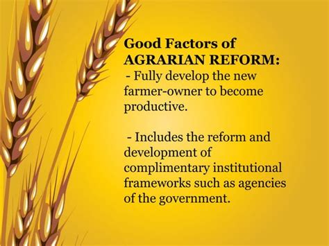 Agrarian Reform Ppt