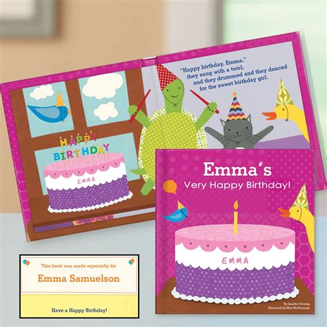 Personalized My Very Happy Birthday Girls Storybook Collections Etc