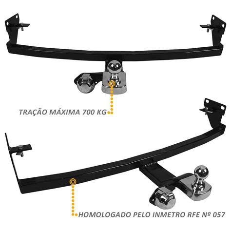 Engate Reboque Creta 2 0 2017 A 2019 Fixo 700kg General Car