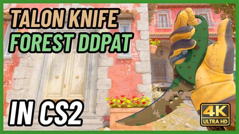 Cs Talon Knife Forest Ddpat Cs Knife In Game Showcase K Youtube