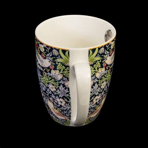 Mug William Morris Strawberry Thief Blue Duo