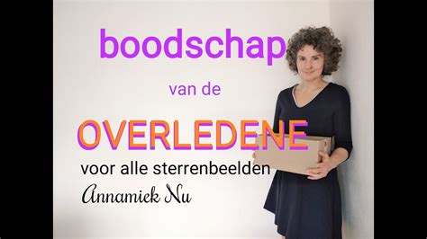 Boodschap Van Een Overledene Youtube