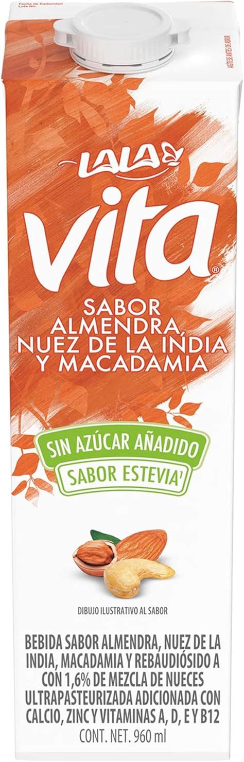 Lala Vita 3 Nueces Alimento Líquido de Almendra Nuez de la India y