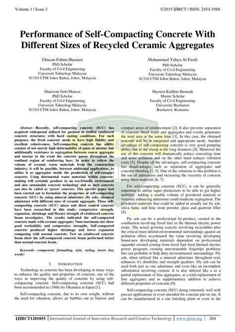 Pdf Performance Of Self Compacting Concrete With Different Sizes Of