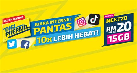 Digi Memperkenalkan Pelan NEXT20 Topup Niaga Network