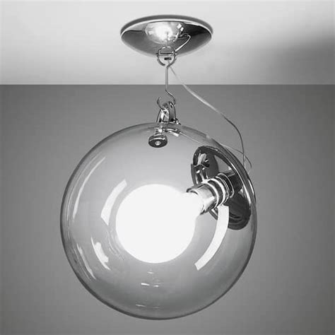 Artemide Miconos Szklana Lampa Sufitowa Chrom Lampy Pl