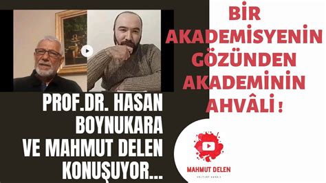 SÖZ KONUSU BİR AKADEMİSYENİN GÖZÜNDEN AKADEMİNİN AHVALİ Prof Dr