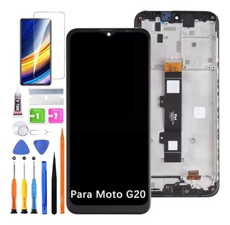 Pantalla Lcd Táctil Para Moto G20 Xt2128 Con Marco Original Envío gratis