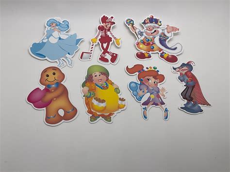 Candyland Characters Cutouts