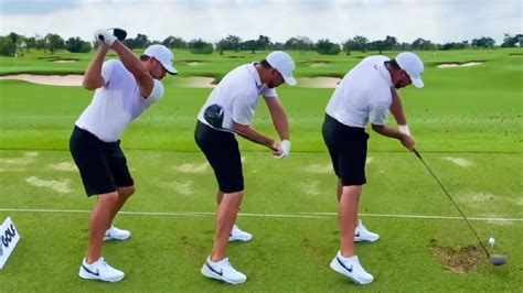 Brooks Koepka Golf Swing Driver Swing Full Speed Slow Motion