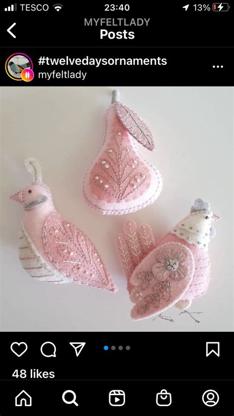 Pin on Christmas Crafts in 2024 | Diy felt christmas ornaments, Felt ...