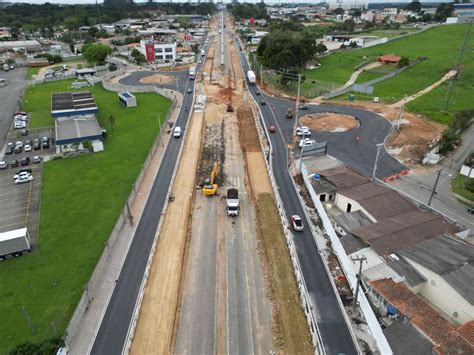 Novo Viaduto De S O Jos Dos Pinhais Chega A De Execu O