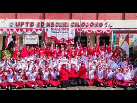 FLASHMOB HUT RI KE 77 UPTD SDN CILODONG 1 2022 YouTube