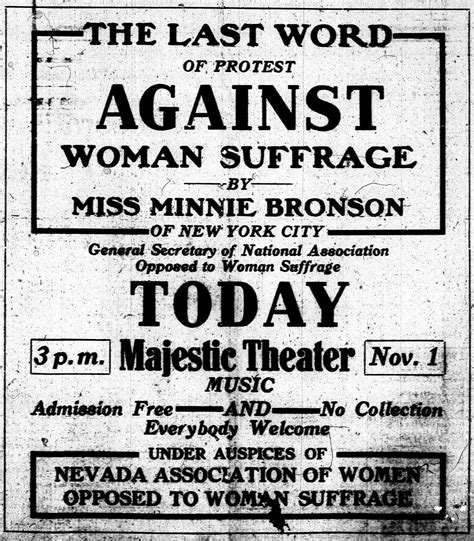Nevada Suffrage Timeline – Nevada Women's History Project Store