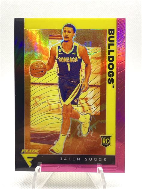 Panini Chronicles Flux Jalen Suggs Pink Prizm Ebay