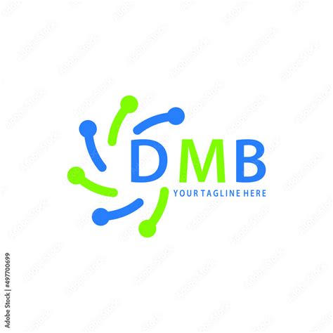 DMR logo design initial creative letter on white background. DMR vector ...