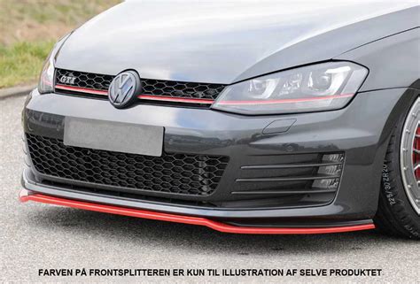 Vw Golf 7 Rieger Styling Frontsplitter Gti Gtd 12 17