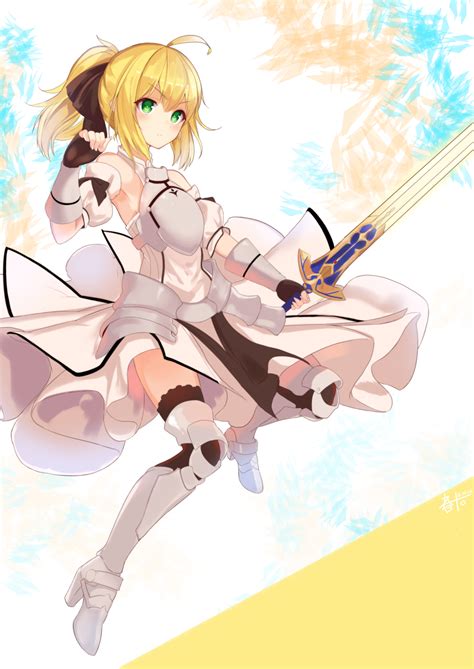 Saber Lily Saber Fate Stay Night Mobile Wallpaper By Haru Ato