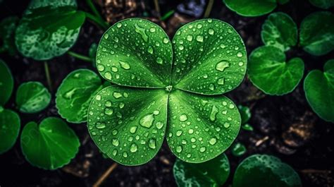 Four Leaf Clover Desktop Wallpaper