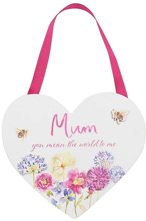 Lp95862 Mum Wooden Heart Plaque 65668 Signs And Plaques Her