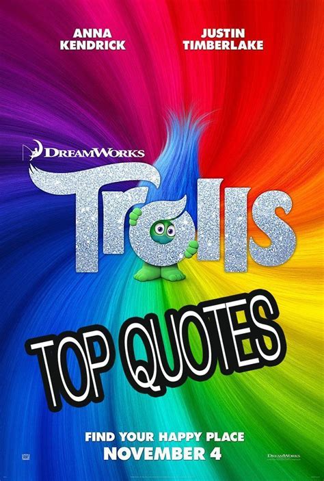 Trolls Movie Quotes Our List Of Our FAVORITE Lines Of The Movie