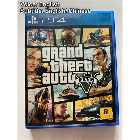 PS4 GTA 5 Grand Theft Auto Five GTA V Grand Theft Auto V PS4 Games