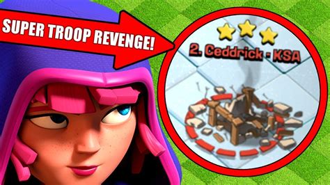 FIRST EVER SUPER TROOP REVENGE IN CLASH OF CLANS YouTube