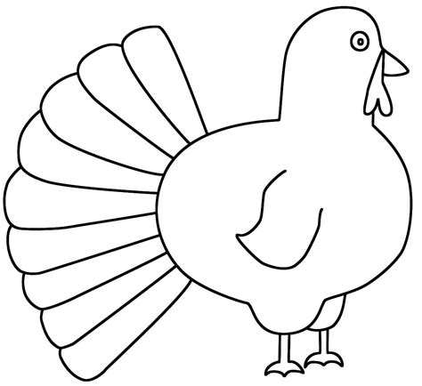 Free Printable Turkey Body