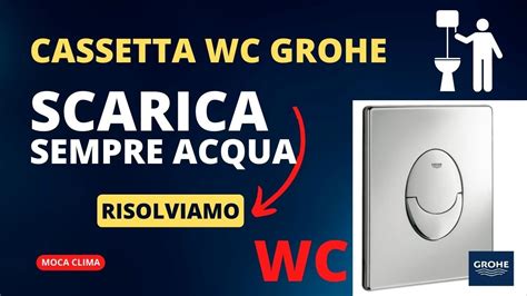 Scarico A Cassetta Wc Grohe Perde Acqua Come Risolvere E Come Funziona