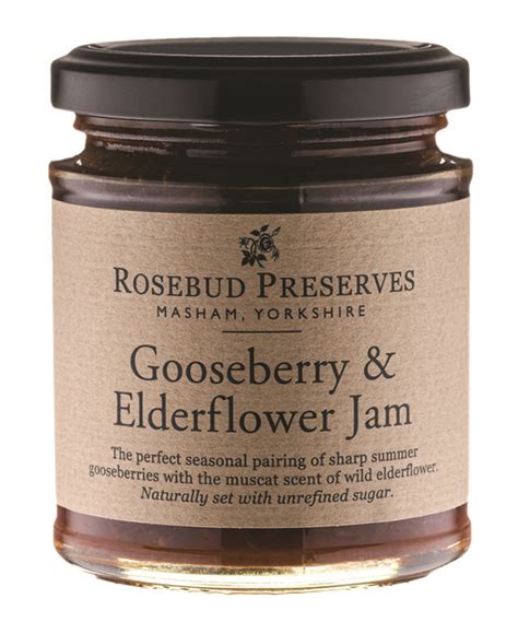 Rosebud Preserves Releases New Season Gooseberry And Elderflower Jam Deliciously Yorkshire