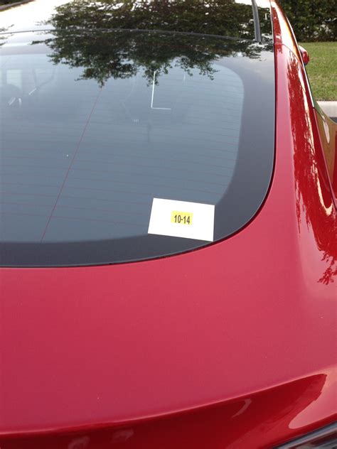 Florida HOV sticker placement? | Tesla Motors Club