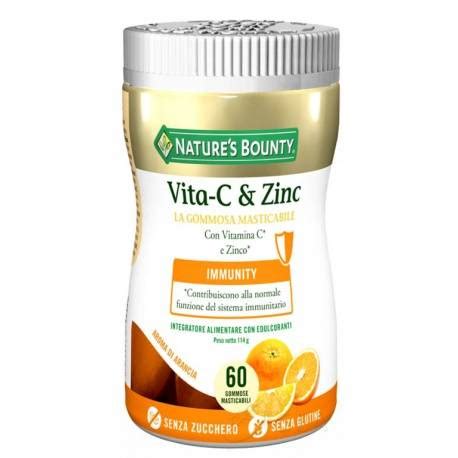 Nature S Bounty Vita C Zinco Integratore Di Vitamina C E Zinco