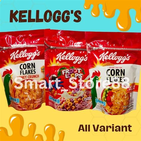 Kelloggs CORN FLAKES FROOT LOOPS POUCH STANDING KELLOGG Packaging