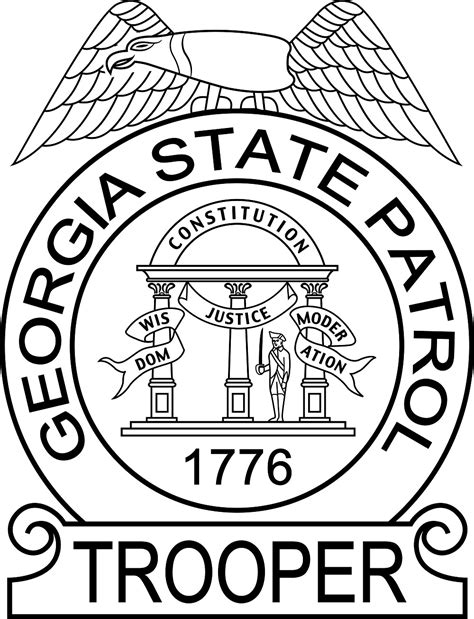 ArtStation - Georgia State Police Trooper Badge Vector patch, vector ...