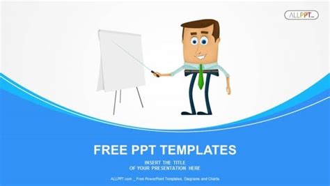 Free Cartoon Business Presentation Powerpoint Template Designhooks