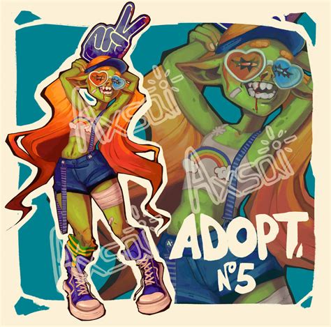 Adopt Auction Open Goblin Girl By Axsai On Deviantart