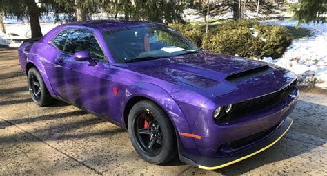 The Power Of This 2018 Dodge Challenger Demon With Factory Miles ...