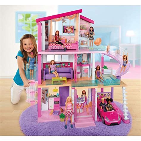 Barbie Dream House With Elevator 3 Story Doll House Playset