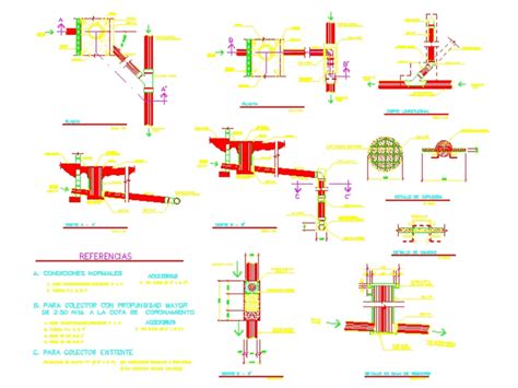 Detalles En Alcantarillado En Autocad Cad 179 01 Kb Bibliocad