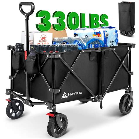hikenture collapsible wagon lbs capacity  extra large wagons