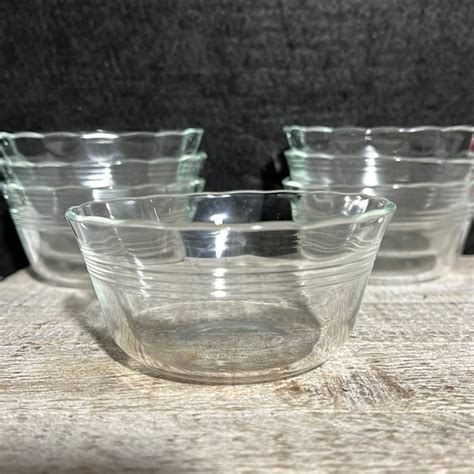 Pyrex Dining Vintage Pyrex Bowls Pyrex Glass Prep Ramekin Bowls Set