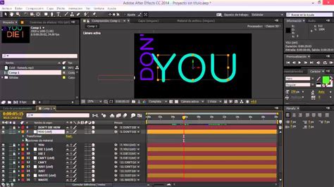 Tutorial After Effects Kinetic Typography Facil Youtube