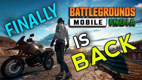 Finally Bgmi Is Back Gameplay Of Battle Grounds Mobile India Youtube