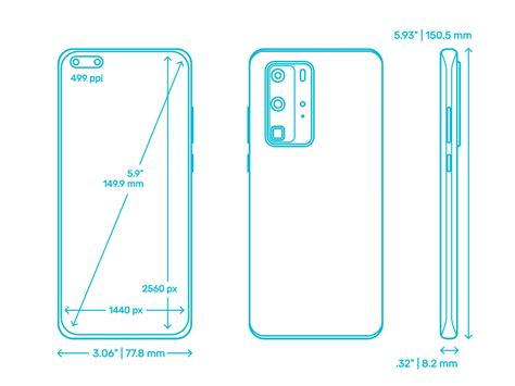 Phones | Cell Phones Dimensions & Drawings | Dimensions.com