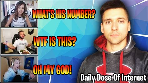 Streamers React To Daily Dose Of Internet Face Reveal YouTube