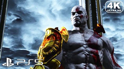 God Of War 3 Remastered Ps5 Kratos Confronts His Father Zeus 4k