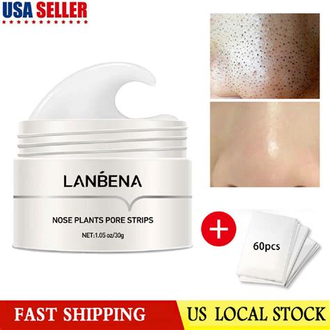 Lanbena Advanced Blackheads Remover Face Clean Pores Peel Off Face Mask